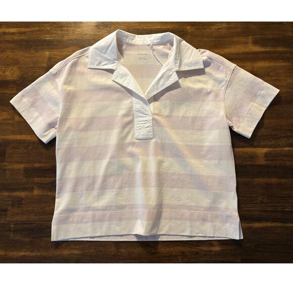 Everlane Tops - Everlane Women’s Small Polo Shirt Short Sleeve 100% Organic Cotton Collared